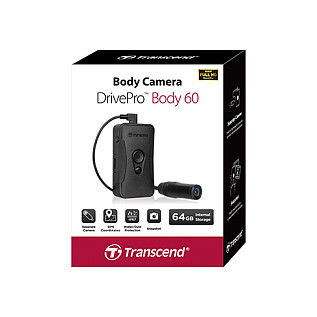 Transcend DrivePro Body Camera para Coche - Tarjeta de Memoria 64 GB Incluida