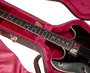 Gator GW Deluxe Estuche de Madera Contraplacada para Guitarra 335/Semi Hollow, Color Marrón con Interior Magenta