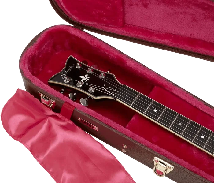 Gator GW Deluxe Estuche de Madera Contraplacada para Guitarra 335/Semi Hollow, Color Marrón con Interior Magenta Gator GW Deluxe Estuche de Madera Contraplacada para Guitarra 335/Semi Hollow, Color Marrón con Interior Magenta