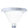 JIAHE Farola LED Solar para Jardín 45W con Sensor de Movimiento y Crepuscular, IP65, Color Blanco Frío 6000K, Sin Bastón