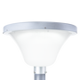 Farola LED Solar Circular para Jardines 45W con Sensor de Movimiento