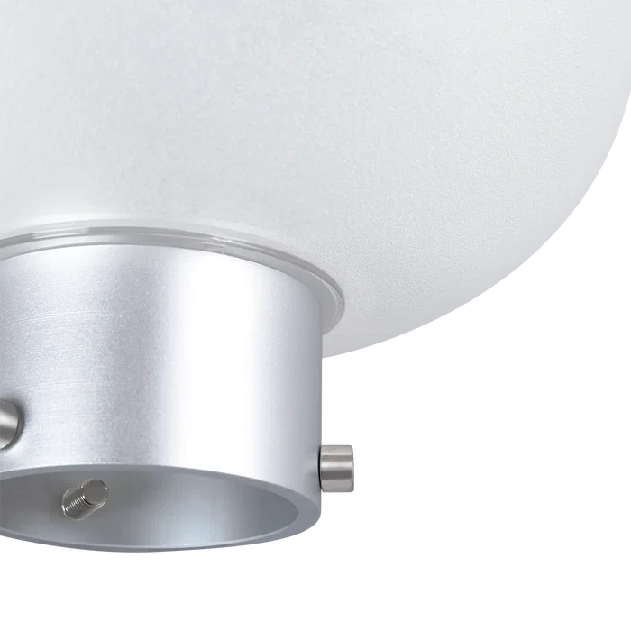 JIAHE Farola LED Solar para Jardín 45W con Sensor de Movimiento y Crepuscular, IP65, Color Blanco Frío 6000K, Sin Bastón