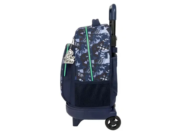 Safta Mochila Grande con Ruedas 'El Niño Navy' - Mochila Carro Compacta Extraíble para Colegio, 450x330x220 mm
