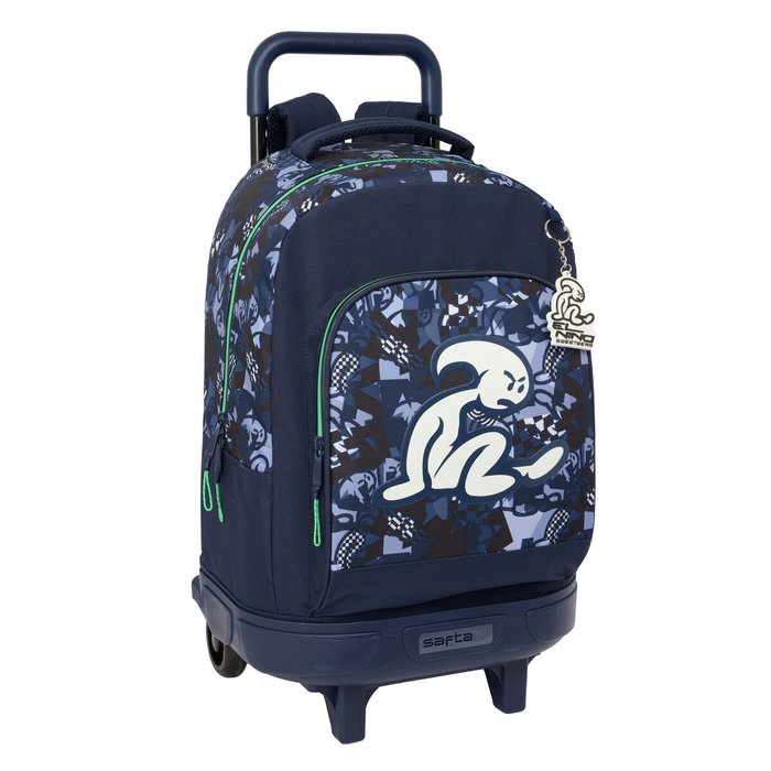 Safta Mochila Grande con Ruedas Compactas Extraíbles El Niño Navy