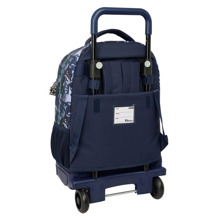 Safta Mochila Grande con Ruedas Compactas Extraíbles El Niño Navy