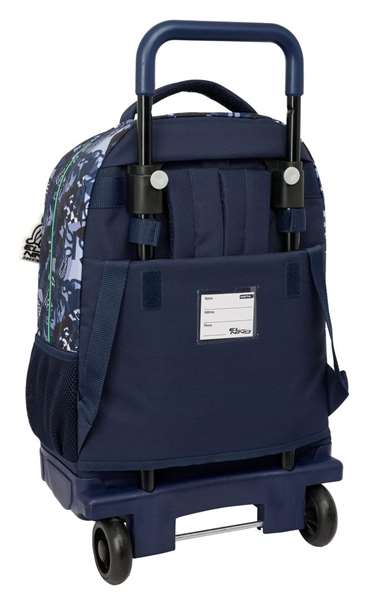 Safta Mochila Grande con Ruedas Compactas Extraíbles El Niño Navy