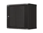 LANBERG Armario Rack Mural 9U WF03-5309-10B con Puerta de Cristal Negro