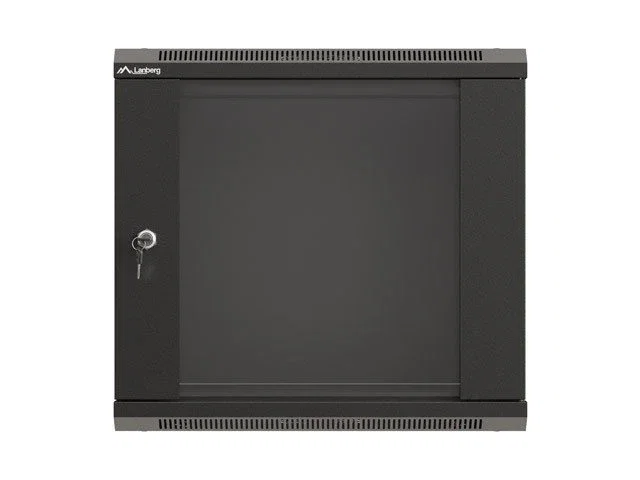 LANBERG Armario Rack Mural 9U WF03-5309-10B con Puerta de Cristal Negro LANBERG Armario Rack Mural 9U WF03-5309-10B con Puerta de Cristal Negro