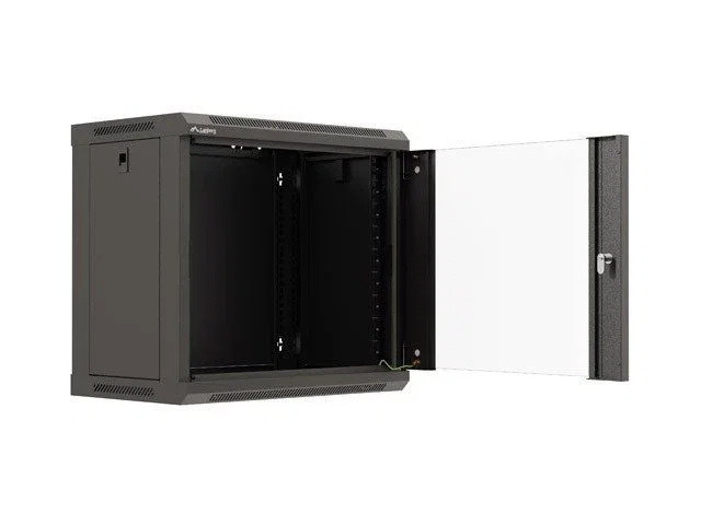 LANBERG Armario Rack Mural 9U WF03-5309-10B con Puerta de Cristal Negro LANBERG Armario Rack Mural 9U WF03-5309-10B con Puerta de Cristal Negro