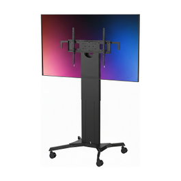 Vision VFM-F51T Soport para pantalla plana 47"-90" Negro acero mat 110 kg VESA 800x600 con ruedas