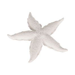 Figura Estrella Blanco Resina Decoración 30 X 30 X 4 cm (Set de 2)