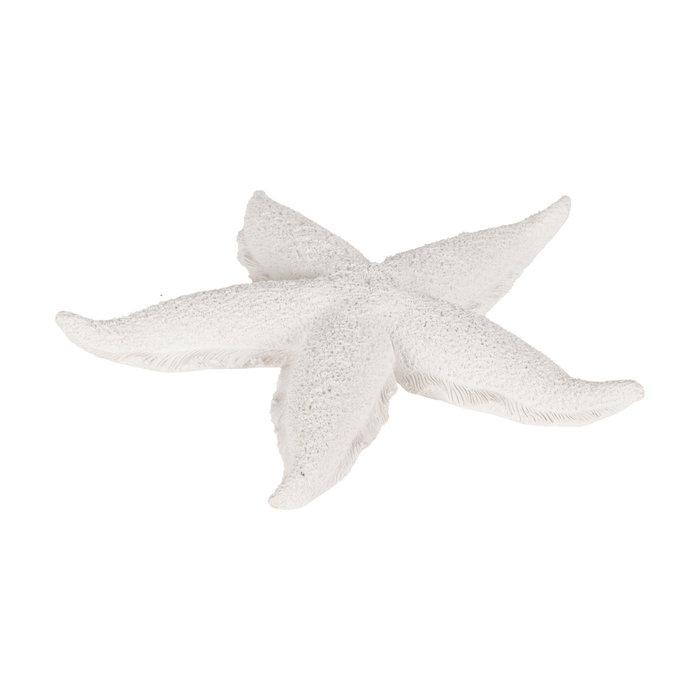 Figura Estrella Blanco Resina Decoración 30 X 30 X 4 cm (Set de 2)