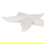 Figura Estrella Blanco Resina Decoración 30 X 30 X 4 cm (Set de 2)