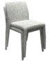 DKD Home Decor Silla de Metal y Poliéster Estampada