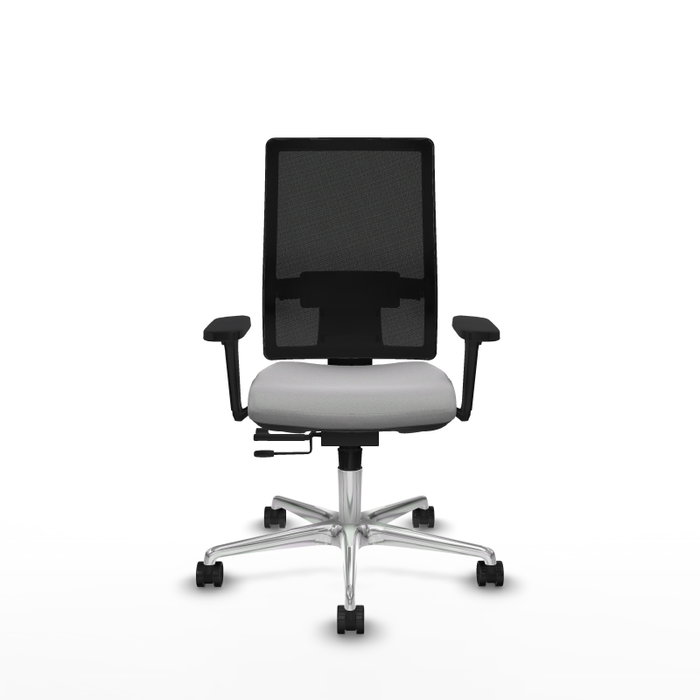 PIQUERAS Y CRESPO Silla de oficina Horna con mecanismo Sincro/Traslack Gris claro y Negro PIQUERAS Y CRESPO Silla de oficina Horna con mecanismo Sincro/Traslack Gris claro y Negro