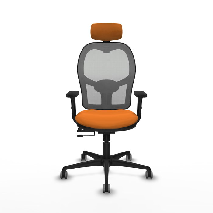 PIQUERAS Y CRESPO Silla de oficina Jorquera Naranja y Gris PIQUERAS Y CRESPO Silla de oficina Jorquera Naranja y Gris