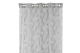 DKD Home Decor Cortina Visillo Gris 270 x 140 cm (2 Unidades) Poliester