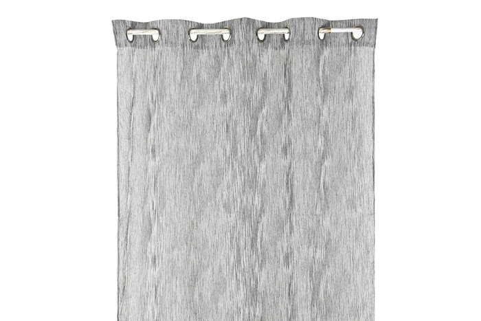 DKD Home Decor Cortina Visillo Gris 270 x 140 cm (2 Unidades) Poliester DKD Home Decor Cortina Visillo Gris 270 x 140 cm (2 Unidades) Poliester