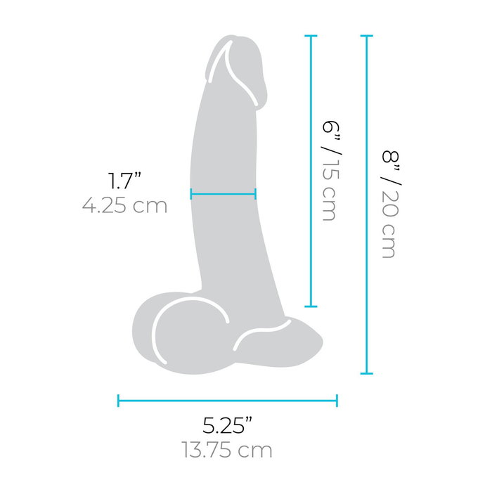Consolador Realista B-Vibe Silicona Ø 4,3 cm (15,2 cm) Consolador Realista B-Vibe Silicona Ø 4,3 cm (15,2 cm)