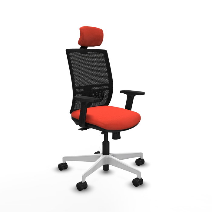 PIQUERAS Y CRESPO Silla de oficina Yunquera con mecanismo Sincro/Traslack, Naranja oscuro y Negro PIQUERAS Y CRESPO Silla de oficina Yunquera con mecanismo Sincro/Traslack, Naranja oscuro y Negro