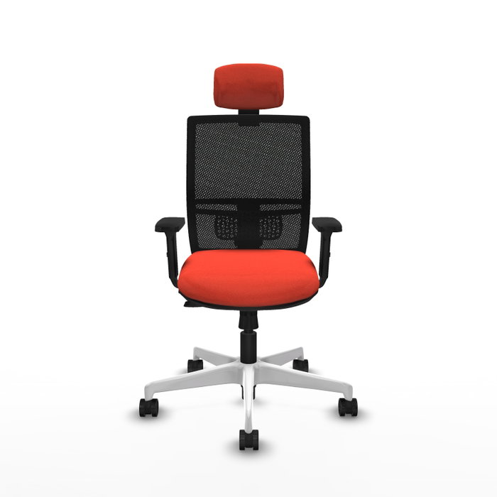 PIQUERAS Y CRESPO Silla de oficina Yunquera con mecanismo Sincro/Traslack, Naranja oscuro y Negro PIQUERAS Y CRESPO Silla de oficina Yunquera con mecanismo Sincro/Traslack, Naranja oscuro y Negro