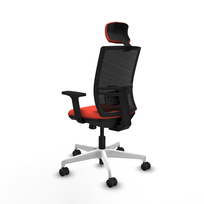 PIQUERAS Y CRESPO Silla de oficina Yunquera con mecanismo Sincro/Traslack, Naranja oscuro y Negro PIQUERAS Y CRESPO Silla de oficina Yunquera con mecanismo Sincro/Traslack, Naranja oscuro y Negro