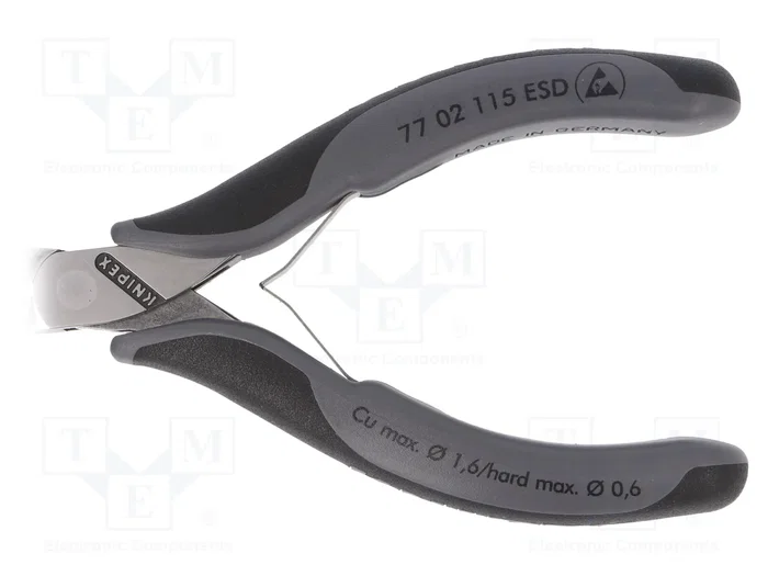 KNIPEX Alicates de corte lateral ESD 115 mm