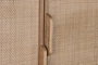 DKD Home Decor Armario Tropical Natural Roble Ratan MDF 45 x 203 x 91 cm