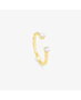 Radiant Anillo Gold CZ Blanca DOTS Dorado Talla 55