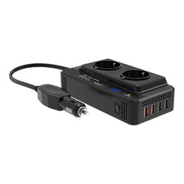 NK Adaptador Portátil para Vehículos 200W 12V DC a 220V AC con Pantalla LED y Puertos USB