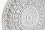 DKD Home Decor Decoración Mandala Decape Blanco MDF y Metal