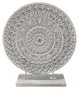 DKD Home Decor Decoración Mandala Decape Blanco MDF y Metal