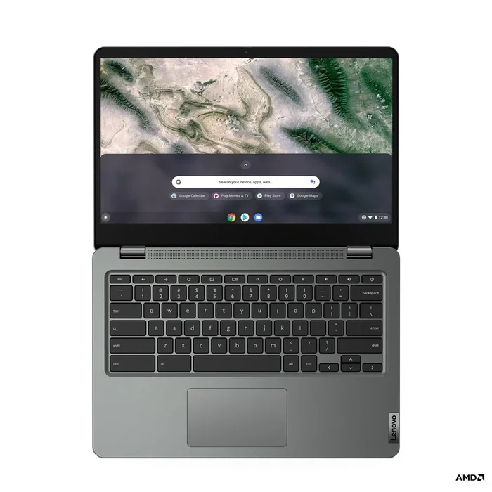 Lenovo 14e Chromebook Gen 2 - Portátil 35.6 cm (14") Full HD IPS - Procesador AMD 3015Ce, 4 GB RAM, 32 GB eMMC, ChromeOS Español, Color Gris