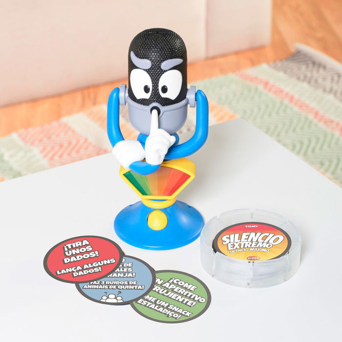 Bizak 30693770 Silencio Extremo: Juego de Mesa, Desafío Silencioso con Sonómetro +6 años