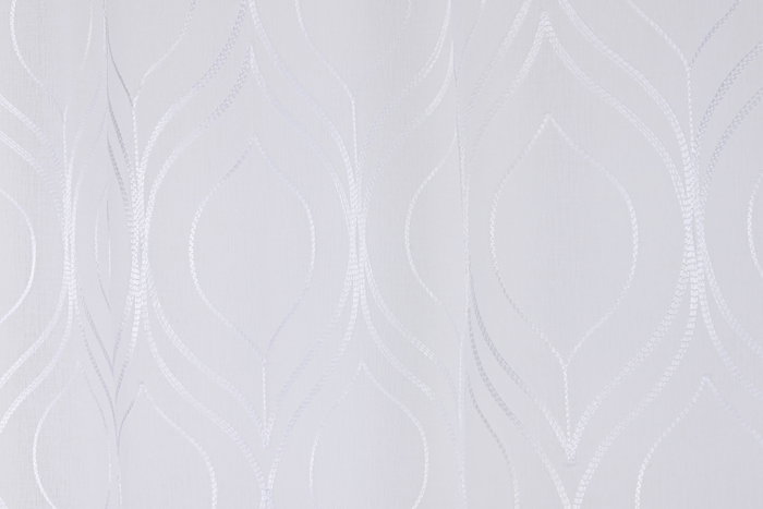 DKD Home Decor White23 Cortina Basicos Blanco 260 x 140 cm (2 Unidades)