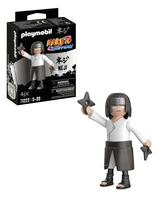 Playmobil 71222 Figura de Juguete Naruto Shippuden - Neji para Niños, 5+ Años, Plástico, Multicolor, Licencia Oficial