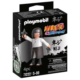 Playmobil Naruto Shippuden Neji con Accesorios, Figura Coleccionable del Anime