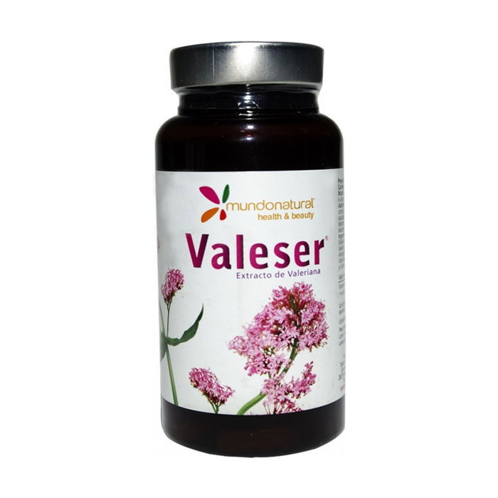 Mundo Natural Valeser 60 Cápsulas 450mg Complemento Alimenticio Valeriana y Vitamina B6 Mundo Natural Valeser 60 Cápsulas 450mg Complemento Alimenticio Valeriana y Vitamina B6