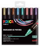 Uni-Ball Posca PC-5M Estuche de 8 Rotuladores de Pintura Metalizados