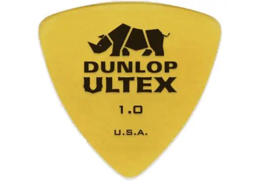 DUNLOP Pack de 6 Púas Ultex® Triangle Ámbar - 1.00 mm DUNLOP Pack de 6 Púas Ultex® Triangle Ámbar - 1.00 mm