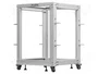 Lanberg Open Rack 15U 600x600-1100 regulado gris
