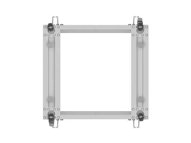 Lanberg Open Rack 15U 600x600-1100 regulado gris Lanberg Open Rack 15U 600x600-1100 regulado gris