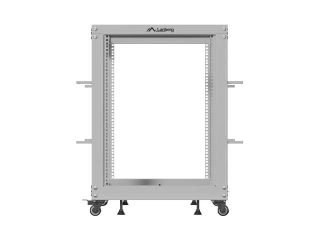 Lanberg Open Rack 15U 600x600-1100 regulado gris Lanberg Open Rack 15U 600x600-1100 regulado gris