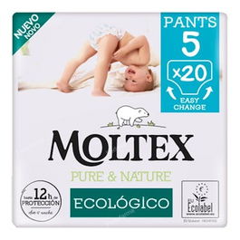 Moltex Pure & Nature Pant T5 Pañal Talla 5 20 Unidades