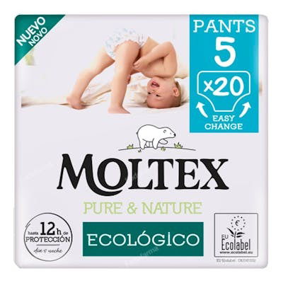 Moltex Pure & Nature Pant T5 Pañal Talla 5 20 Unidades