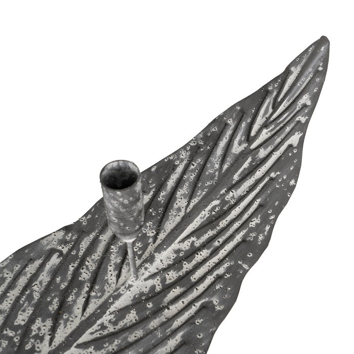 Candelabro Gris Metal Decoración 86 X 20 X 16,50 cm Candelabro Gris Metal Decoración 86 X 20 X 16,50 cm