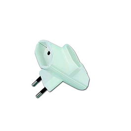 BF Clavija Triple 2P 10 A 250 V Lateral Blanca Retractilado