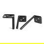 Q&Q Pata Metálica Modelo Troya para Sofás y Muebles, Negro Mate, Altura 250 mm