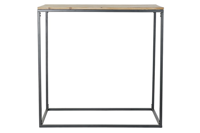 DKD Home Decor Consola Abeto y Metal 80x40x80 Natural