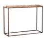 DKD Home Decor Consola Abeto y Metal 80x40x80 Natural